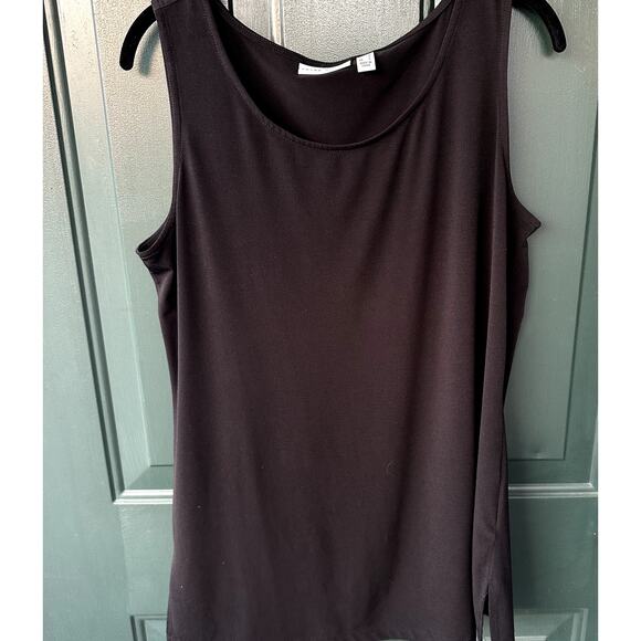 SET OF 2 Susan Graver QVC Tanks Velvet Liquid Knit, Both Fit Size L - Picture 5 of 7